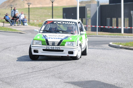 Glimt fra Rallysprint på Regnbueringen
(Foto: Jimmy Lerche (Coverfoto.dk))